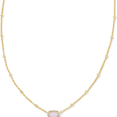 14k Gold-Plated Satellite Short Pendant Necklace, Fashion Jewelry for Women